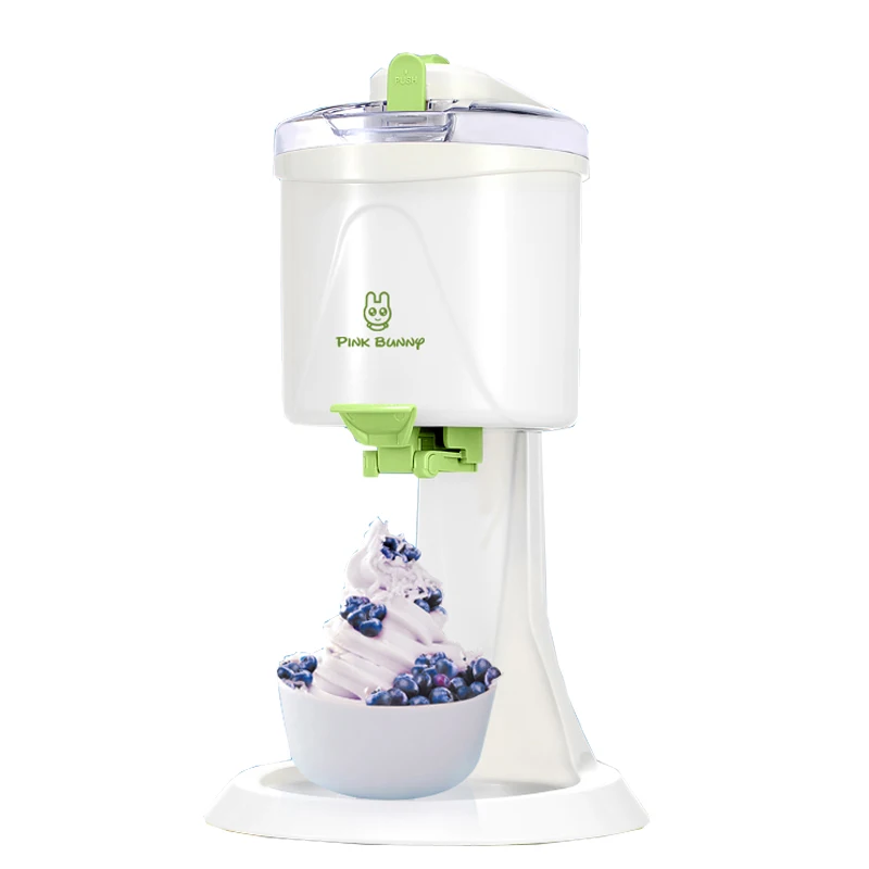1L Desktop Ice Cream Machine Household Automatic Hard Cone Ice Cream Machine Large Capacity  DIY Fruit Ice Cream Maker