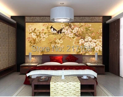 Бесплатная доставка большие фрески ТВ установка обои для спальни тепло hd |