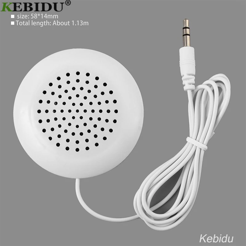 Мини динамик kebidu 3 5 мм в виде подушки Громкий для MP3 MP4 музыкальный плеер мобильный