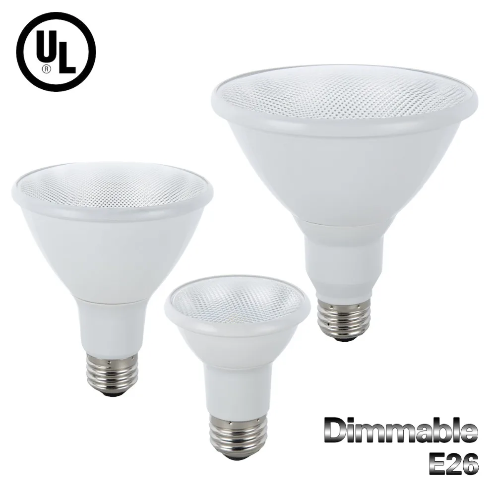 Затемнения светодиодные лампы E26 Par20 7 W/Par30 13 W/Par38 18 W пятно света AC 100 V 110 220