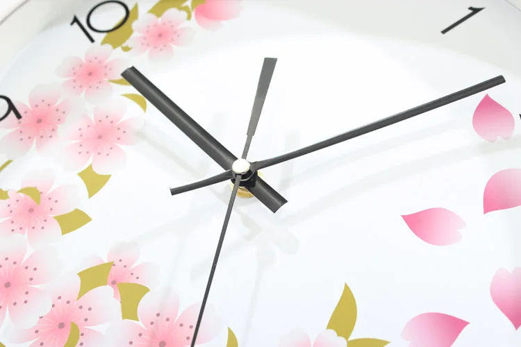 world outside the garden wall clock flowers florid fashion watches quartz mute simple creative free shipping | Дом и сад