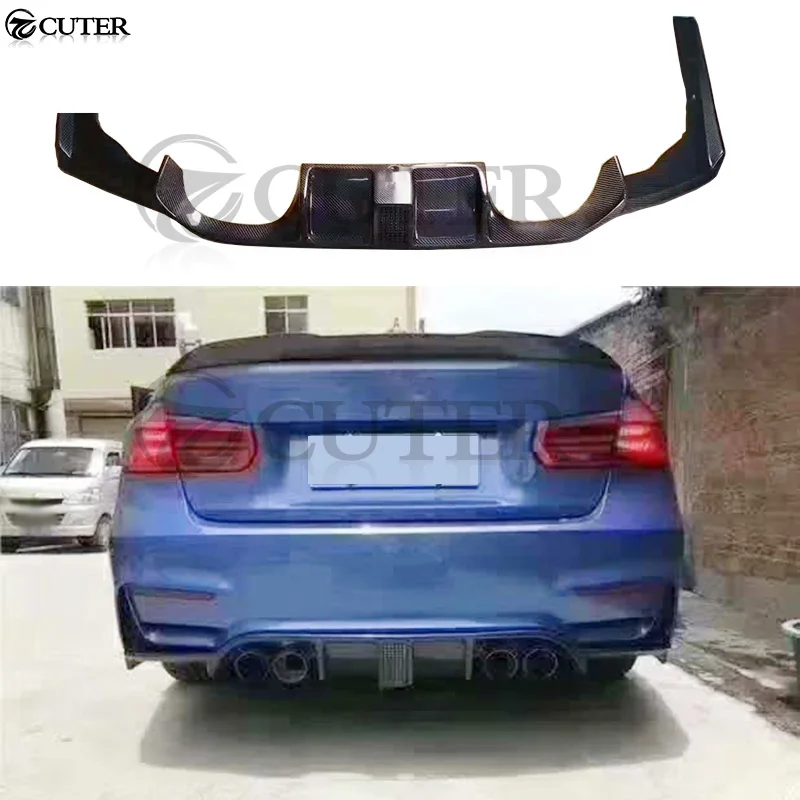 Задняя губа из углеродного волокна F30 3 серии 320i 325i 330i 335i со светодиодный