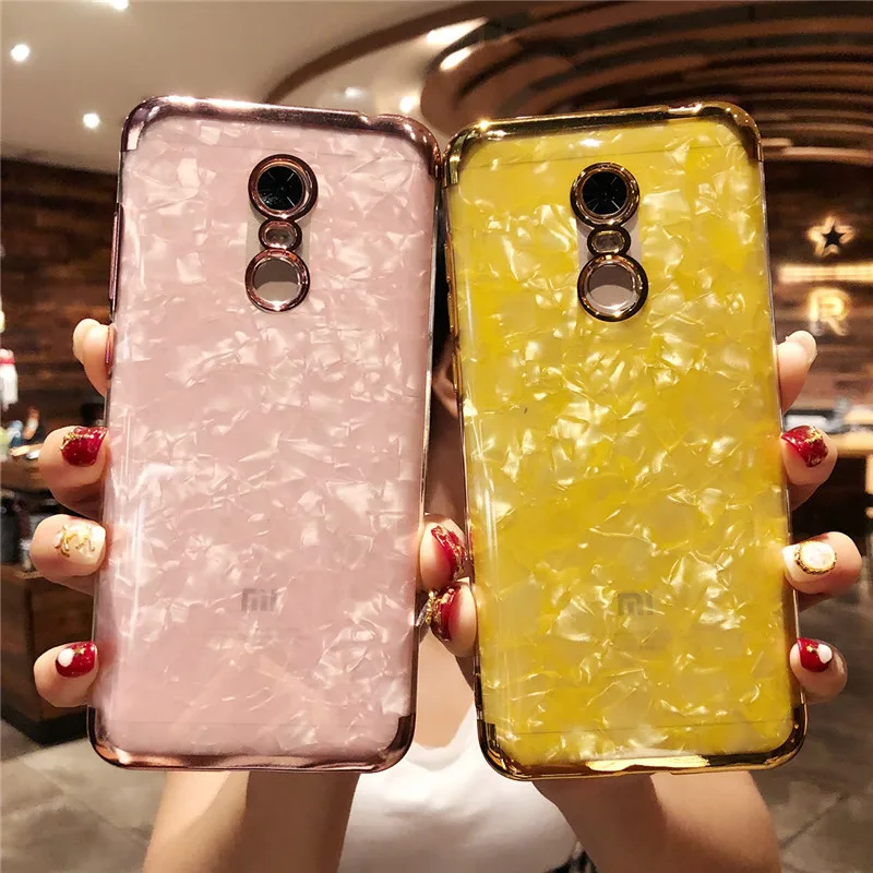 Glitter 2 in 1 Bling Marble TPU Case For XiaoMi RedMi 5 Plus S2 Note 8T 8 Pro 8A 7A 7 A3 A2 Lite Cover Silicon Soft |