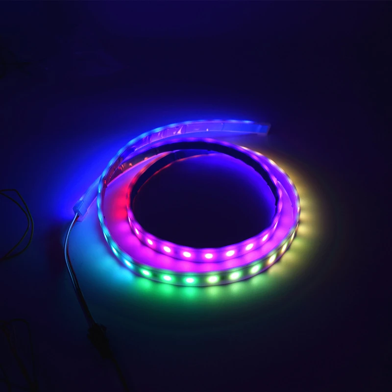 1Set New Car Styling 335 RGB Dynamic Streamer Turn Signal Tail Trunk lights LED Warning Light Strip 120CM 150CM | Автомобили и