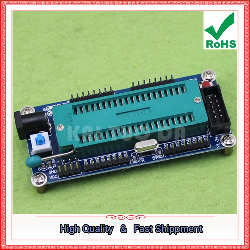 Минимальная системная плата микроконтроллера AVR ATmega16 версия (с медной колонной)