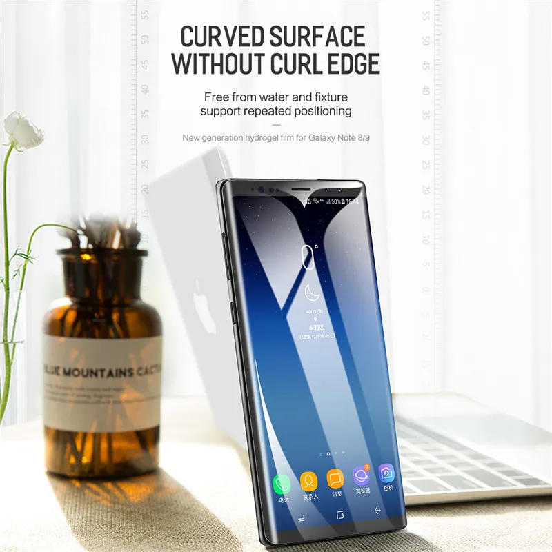 Рок гидрогель Экран протектор для SAMSUNG Galaxy Note9 0 18 мм полный Note 9 защитный Стекло