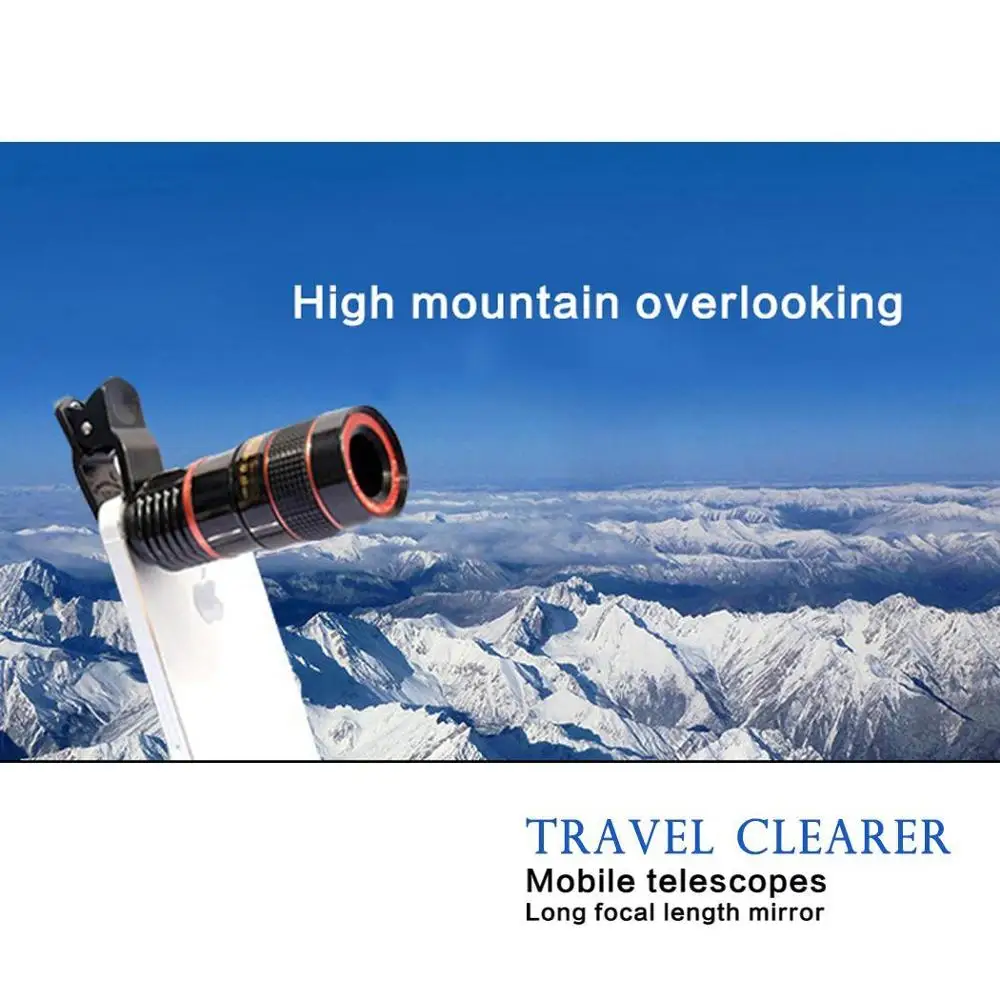8X 12X Cellphone Mobile Phones Camera Zoom Optocal Telescope Telephoto Lens for Samsung Iphone Xiaomi huawei | Электроника