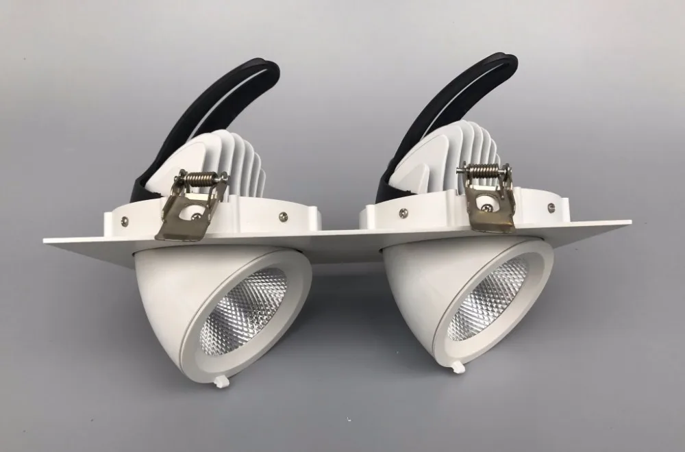 2x12 Вт CREE Поворот на 360 градусов с регулируемой яркостью Двойные головки COB