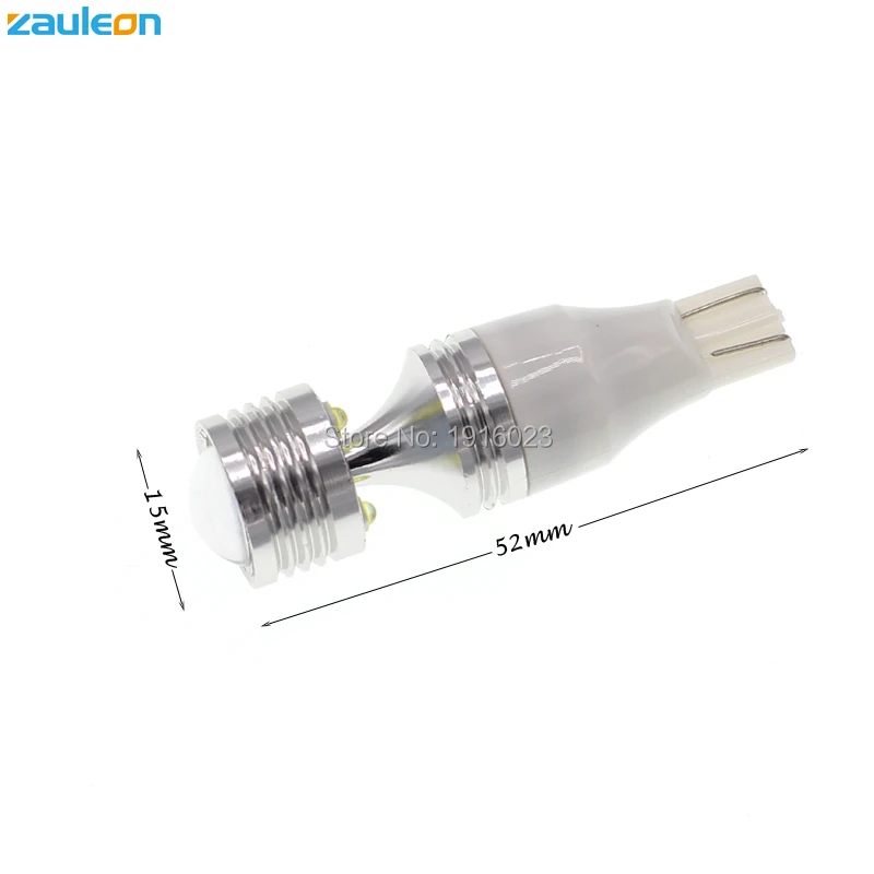 Zauleon 2 шт. T15 W16W 921 светодиодный дублирующая для парковки заднего вида лампа для автомобиля светодиодный ксеноновая 30 Вт белый автомобиль Стайлинг