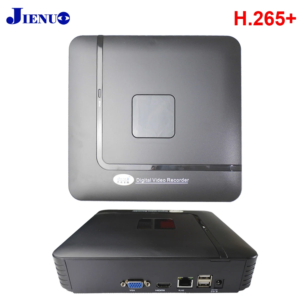 Мини видеорегистратор JIENUO 4 канала 8 каналов H265 + ONVIF 2 0 канальный рекордер для IP
