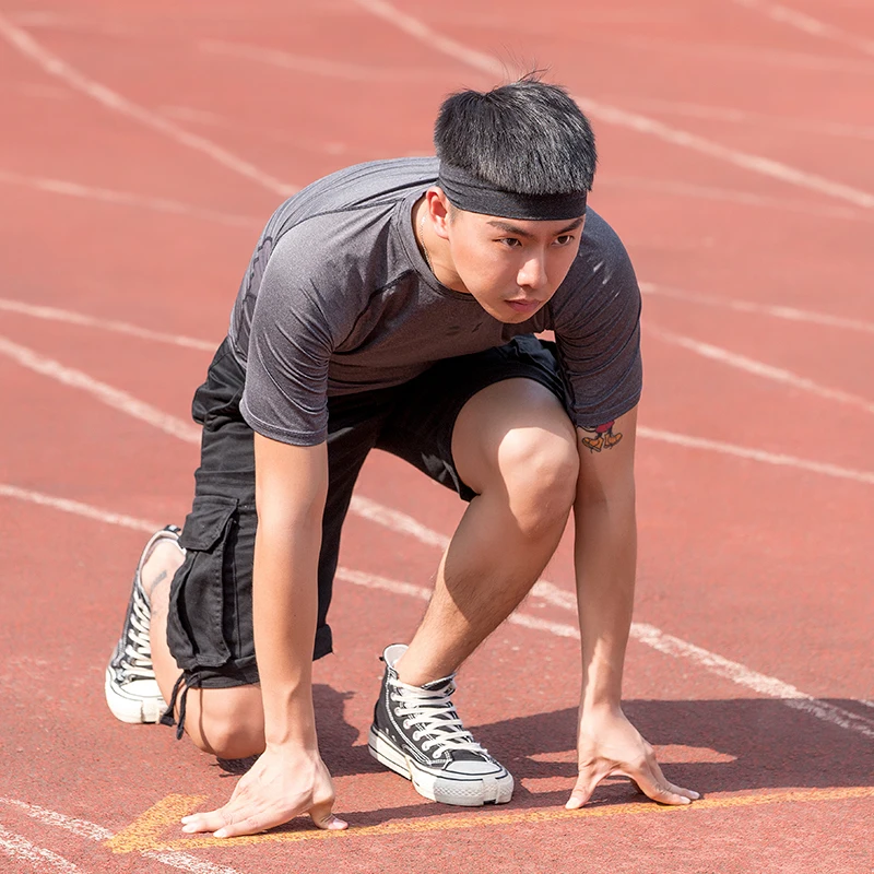 Повязка на голову ROCKBROS для мужчин и женщин дышащая нескользящая бега велоспорта