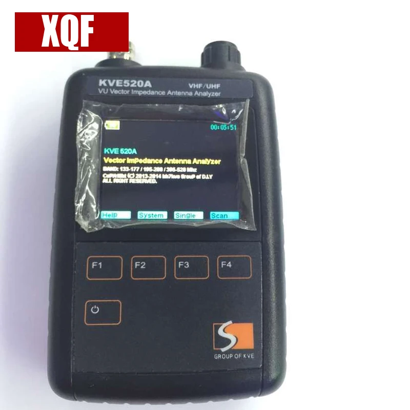 XQF новейший KVE520A VHF/UHF VU векторный импедансный антенный анализатор + 5 шт. адаптеры