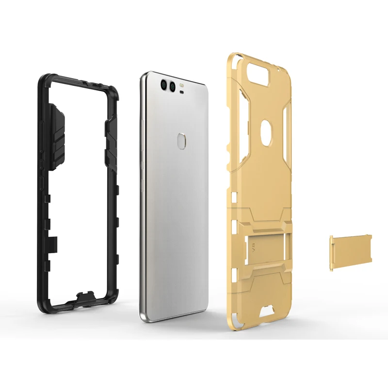 Для Huawei Honor V8 чехол тонкий назад Броня чехлы для мобильный телефон Обложки Shell