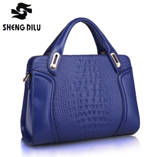 Shengdilu women's handbag summer 2014 fashion vintage for Crocodile one shoulder cross-body bag | Багаж и сумки