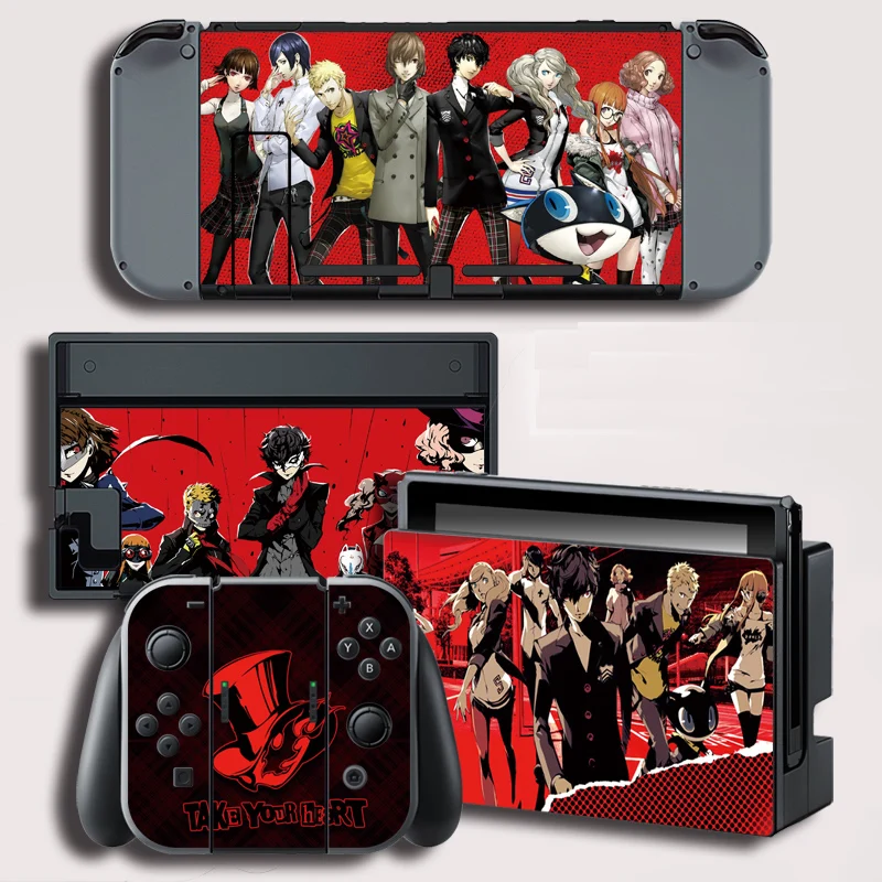 Виниловая наклейка для экрана Persona Skins защитная s консоли Nintendo Switch NS + контроллер
