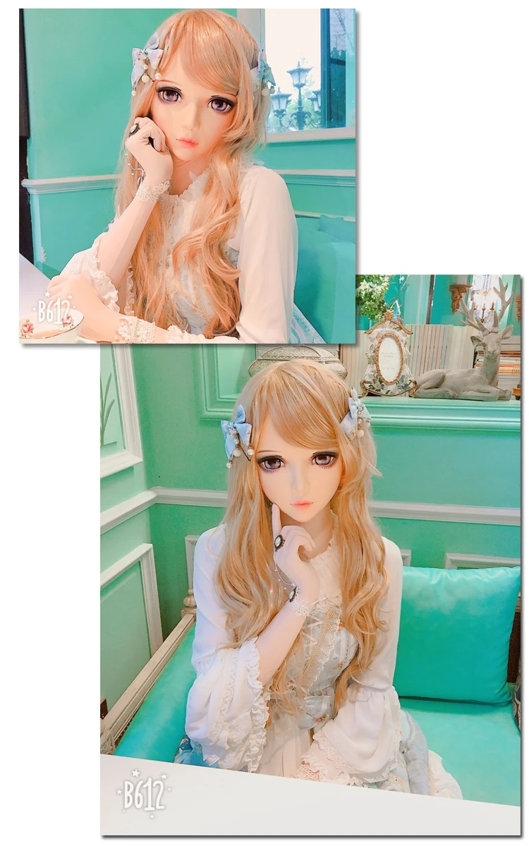 NEW-27) реалистичные вечерние куклы для Хэллоуина BJD маска-Аниме Косплей киг аниме силиконовые маски косплей Кигуруми крест комод