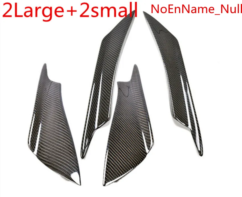 4 шт. сплиттеры для переднего бампера из углеродного волокна|bumper splitter|front bumper