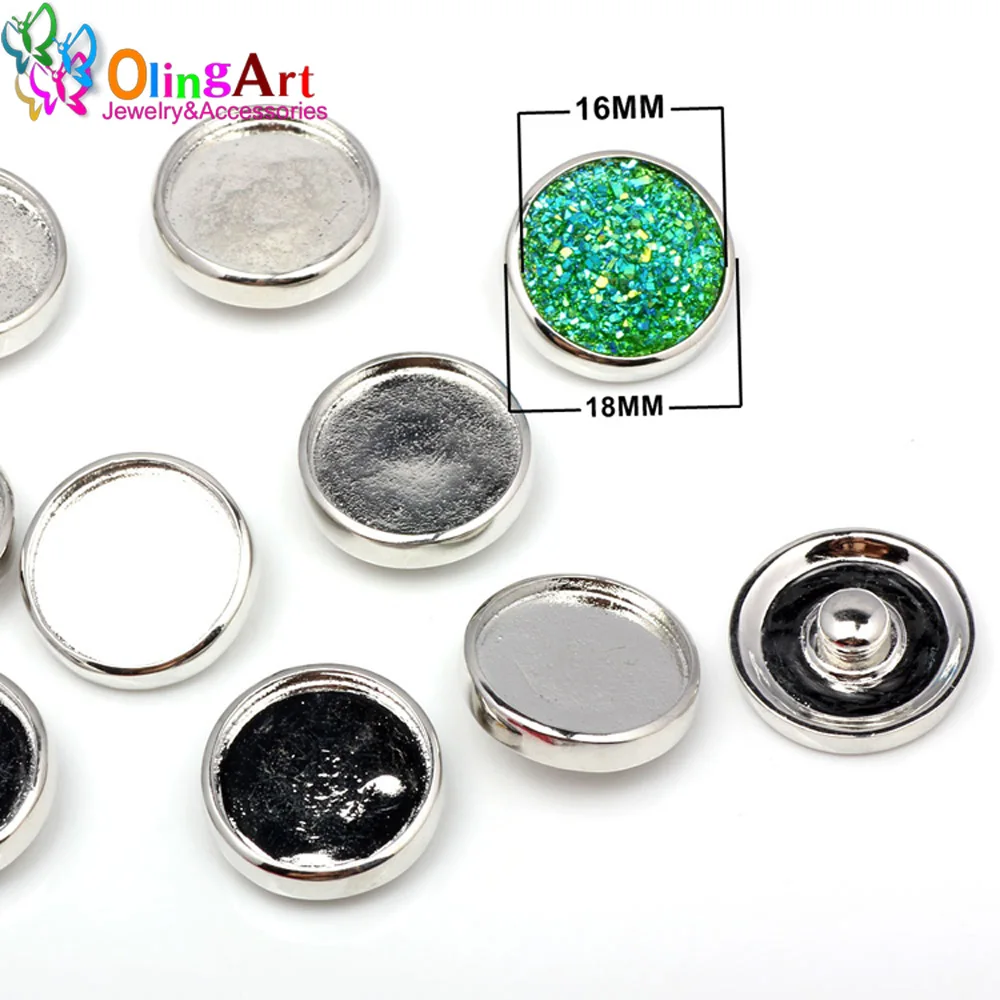 OlingArt 2 шт./лот 18 мм круглая застежка защелка для интерфейса 16 DIY