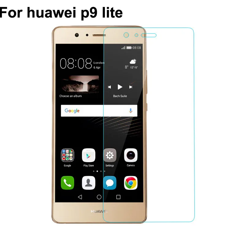 Для Huawei p9 Lite 9 H ультратонкая класса Премиум протектор экрана из закаленного