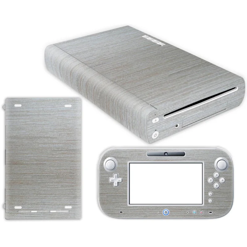 TN-WiU-0119 Дерева, кожи, ПВХ Обложка Наклейка для W ii U кожи Стикеры Для nintendo W ii U консоли и контроллера Для nintendo аксессуары - Цвет: TN-WiU-0119