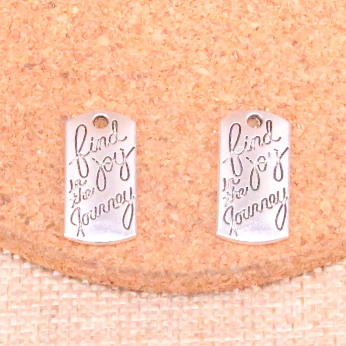 11Pcs Antique Silver find joy in journey Charms Pendants For DIY Jewelry Bracelet 20*10mm | Украшения и аксессуары