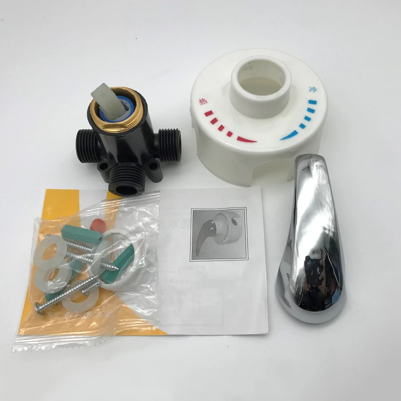 Прочный настенный смеситель для ванны и душа 1 шт. холодной горячей воды ванной