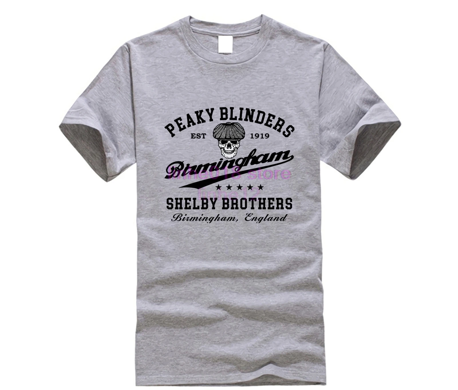 Retro Tee Peaky Blinders Clothing Male Plus Size Camiseta T Shirt Basic Movie T-shirt Dropshipping Tshirt Apparel | Мужская одежда