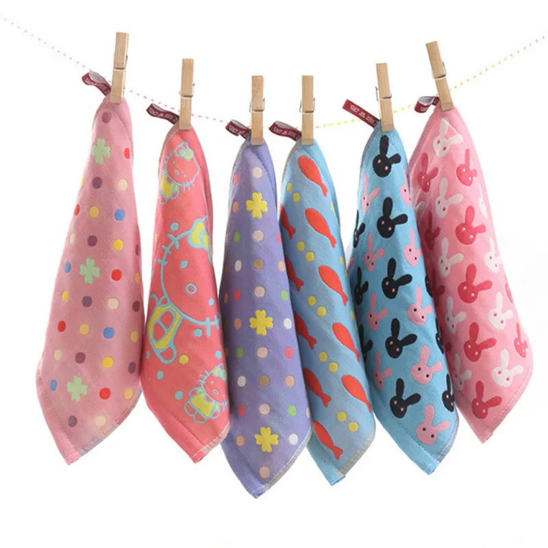 3 шт. детский хлопковый носовой платок слоя | Дом и сад