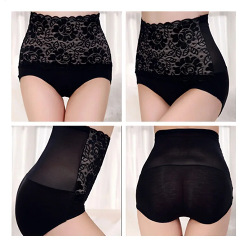 Женские трусики с высокой талией большого размера сексуальные кружевные женские