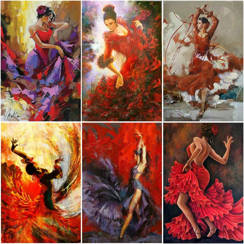 

ballet woman Home Decor wall art pictures Diy diamond paintings drill rhinestone cross stitch embroidery mosaic Ballet girl