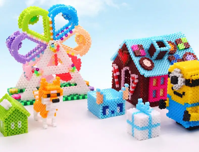 5 мм высокого класса Хама бусины Perler Бусины Пищевой Хама предохранитель бусины Детские игрушки Развивающие DIY рождественские подарки на год GYH