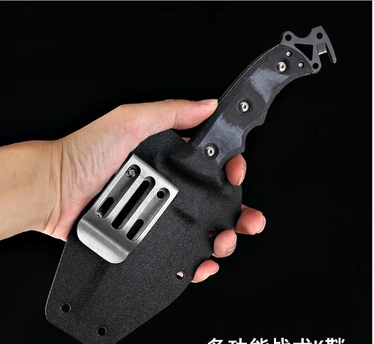 Сторожевой прямой нож с фиксированным лезвием тактический охотничий высокого