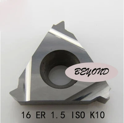 16 ER 1 5 ISO K10 Индексируемые карбидные внешние резьбовые вставки для резьбовой