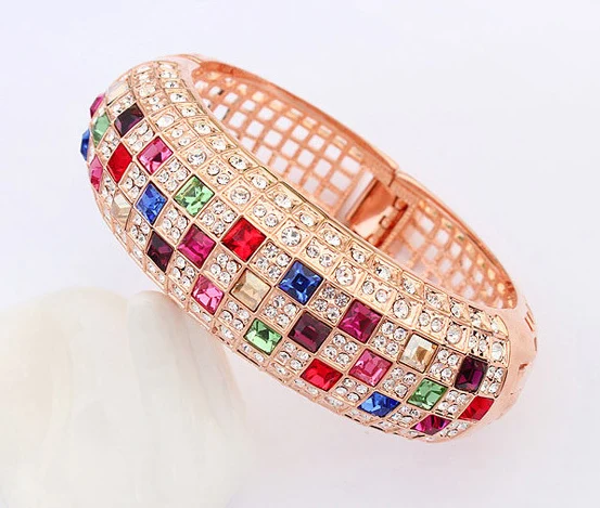 Роскошные Кристаллы от Swarovski свадебные комплекты ювелирных изделий свадебное украшенное ожерелье наборы Дубай золотого цвета Ювелирные наборы Рождественский подарок