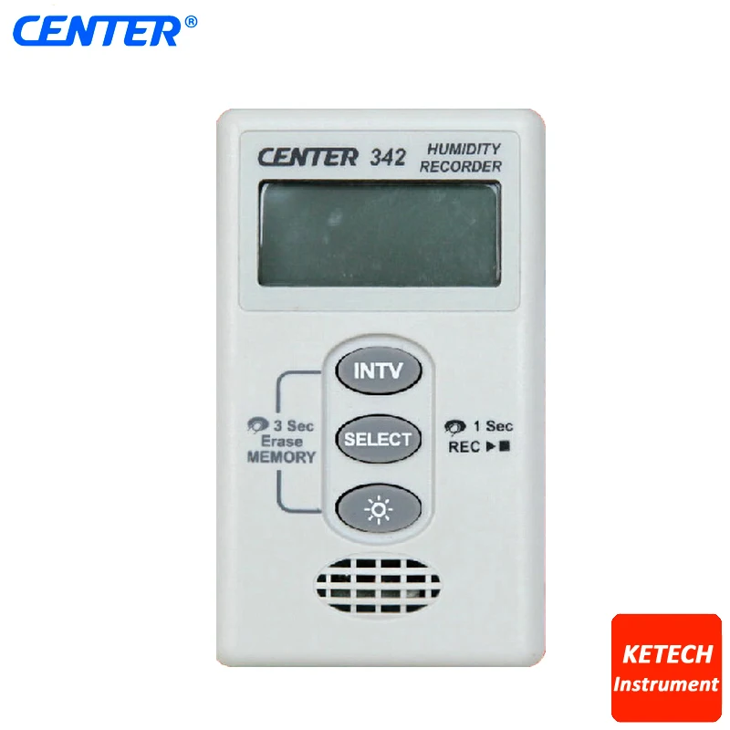Настенное крепление PC интерфейс температуры влажности с Datalogger CENTER342|humidity