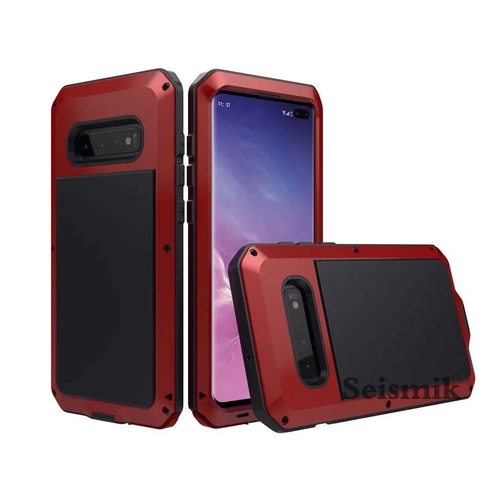 Полный защитный роскошный Doom Броня сверхпрочный чехол S10 S10E S10Plus NOTE9 металлический чехол противоударный для samsung S8 S8plus S9 S9Plus