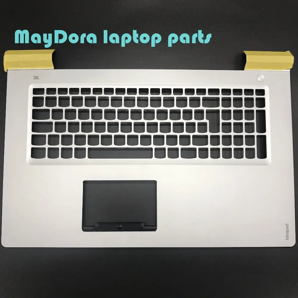 Абсолютно чехол для lenovo IdeaPad 700 700-17ISK 700-17 Подставка для рук Британская клавиатура рамка Верхняя Крышка Серебряный 46007C090003