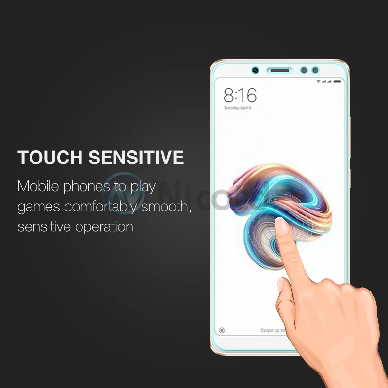Закаленное стекло Nicotd 2.5D 9H Премиум для Xiaomi Redmi Note 5 защитная пленка из закаленного