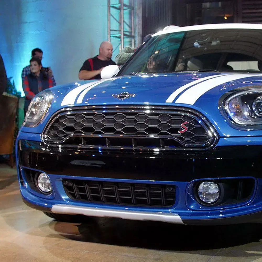 Наклейки в полоску с капюшоном и задней графикой для Mini Cooper Countryman F60 2017