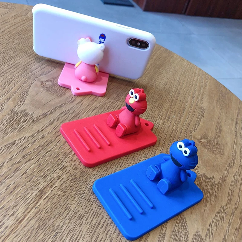 Мультяшный персонаж силиконовая кукла настольная Мобильная подставка держатель