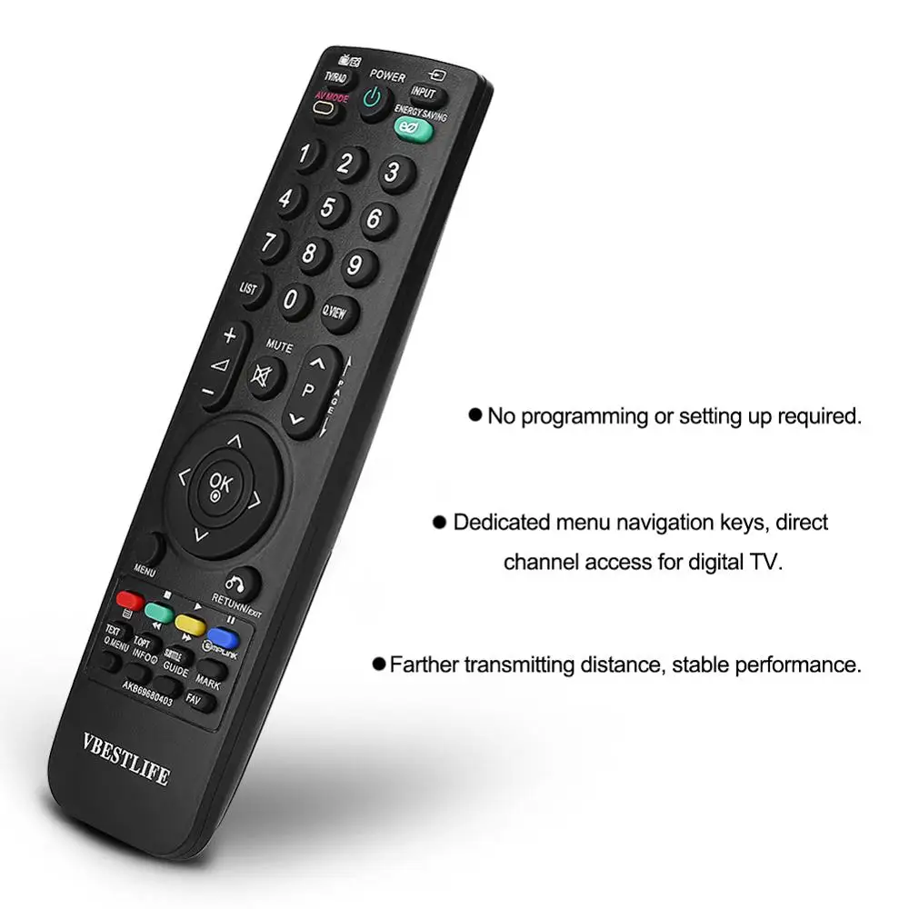 VBESTLIFE 433 Универсальный Дубликатор пульта Управление для LG ТВ 22LU4010 26LH2010 26LH2000 32LH3800 37LH3000 37LH4000 42LF2500 42LF2510