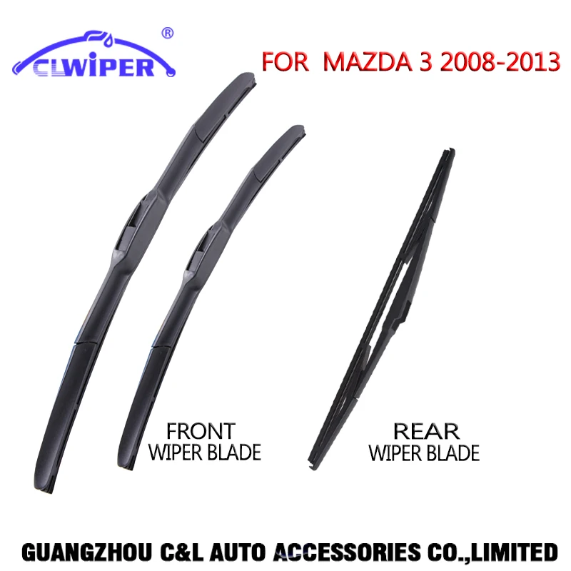 CLWIPER передние и задние Дворники для MAZDA 3 (2008 2013) 2009 2010 2012 2011 лобовое стекло