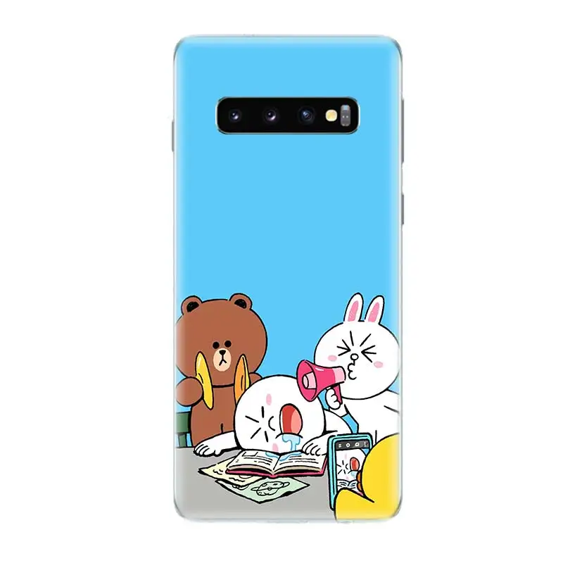Медведь Друзья популярный мягкий чехол для телефона samsung Galaxy S10 плюс S10E A50 A70 A30 A10