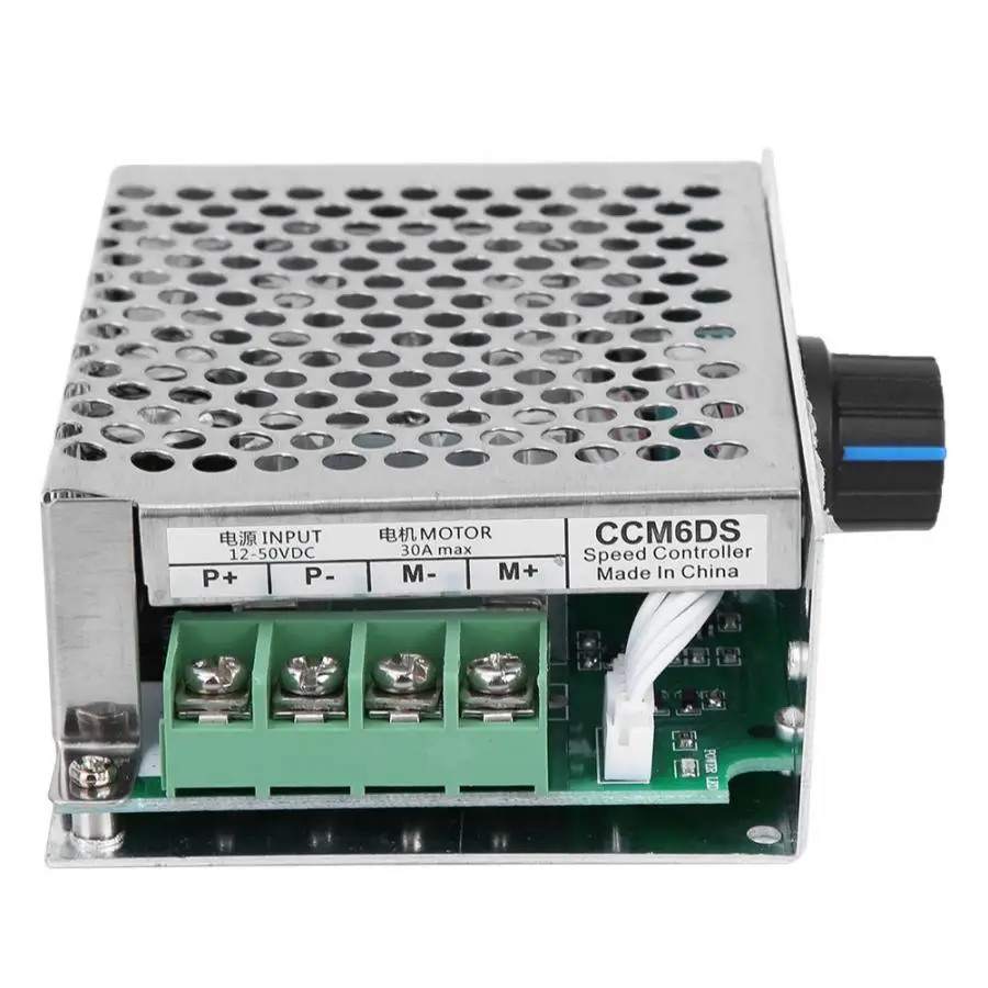 DC 12 50V 30A 1500W SCR регулятор скорости двигателя напряжения Регулируемый ШИМ с