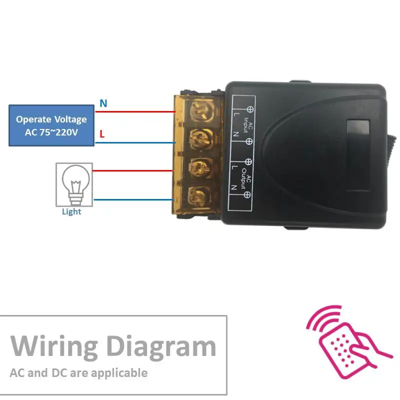 Беспроводной универсальный пульт дистанционного управления 433 МГц В переменного
