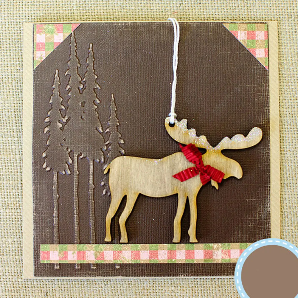 10 шт. новогодние Деревянные Подвески для украшения ёлки|Наконечники елки| |