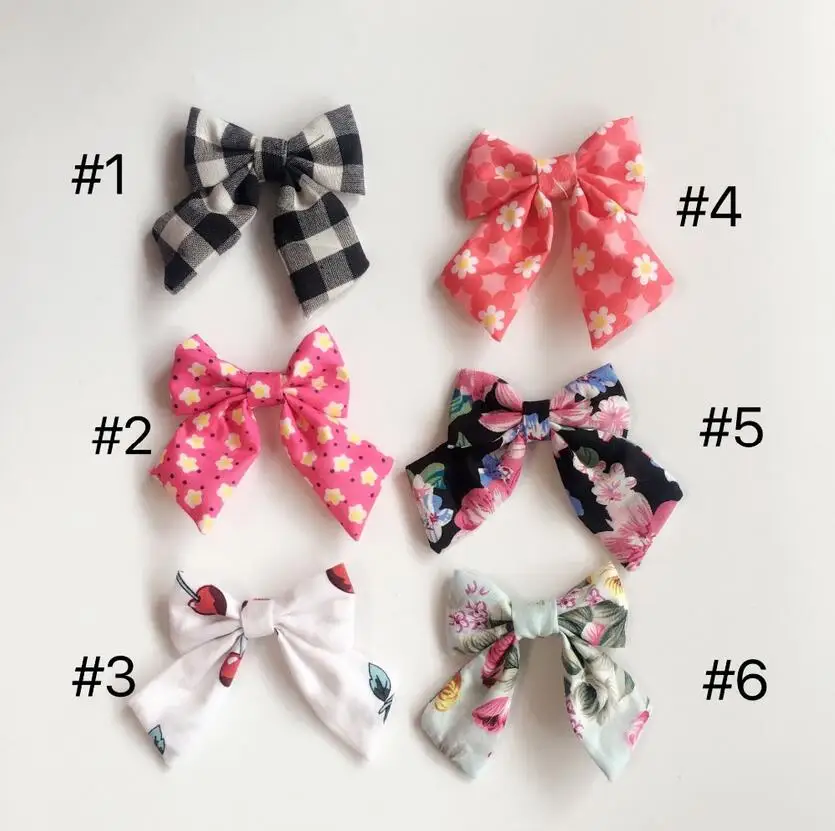 

3" Solid Fabric Bows Without Clips For Girls Kids Children Newborn Hair Accessories Headband 15Colors 36pcs/lot