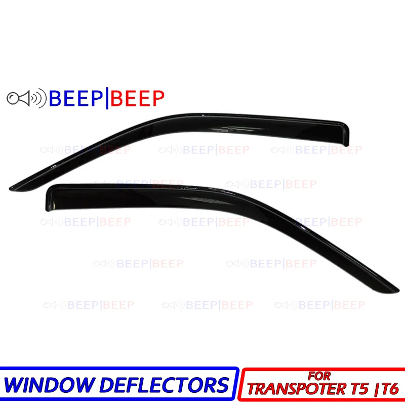 

Car window deflectors for Volkswagen T5/ T6 2003-/2015- wind deflector sun guard rain vent visor cover car styling accessories