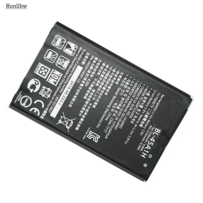 Ronlibw 2300 мАч BL-45A1H запасная батарея + универсальное зарядное устройство для LG K10 LTE