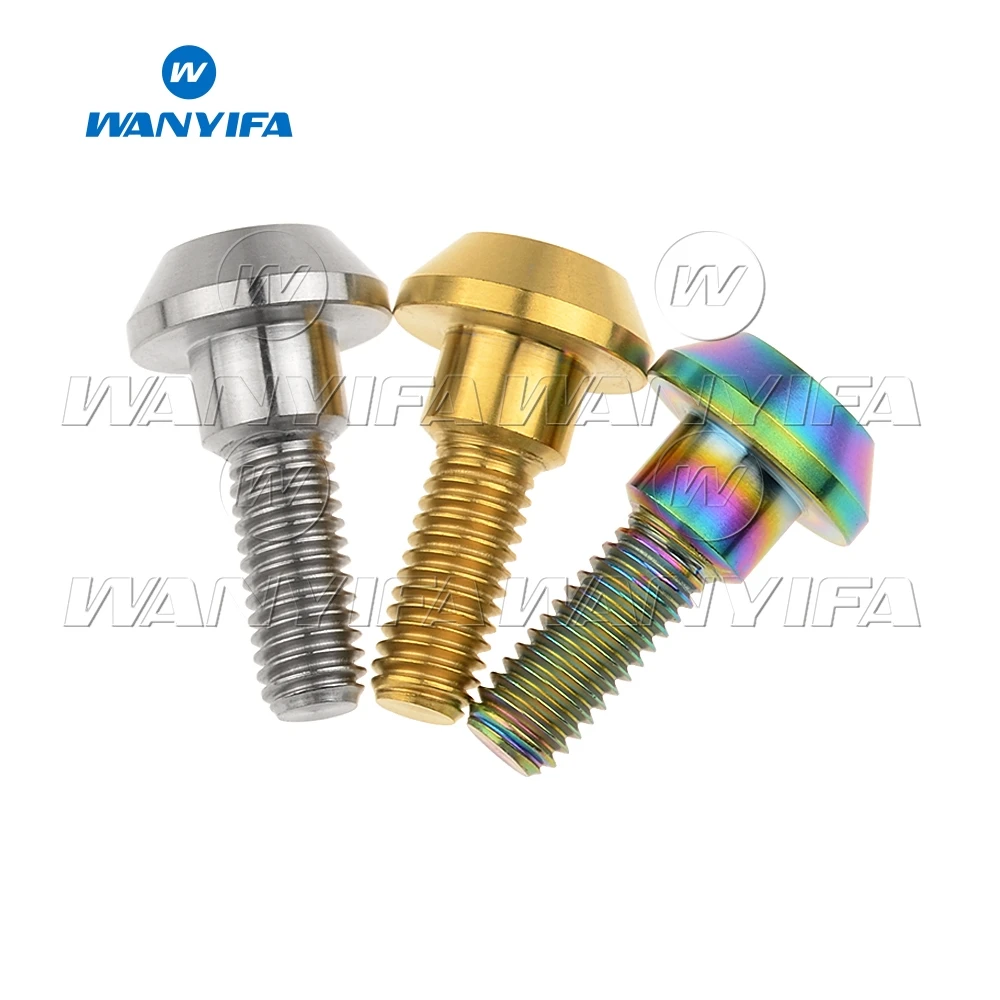 Wanyifa Винт С Титановым болтом M6X20mm коническая шаровая Головка для велосипедного тормоза